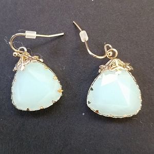 Pierce  Earrings Cloudy Light Green